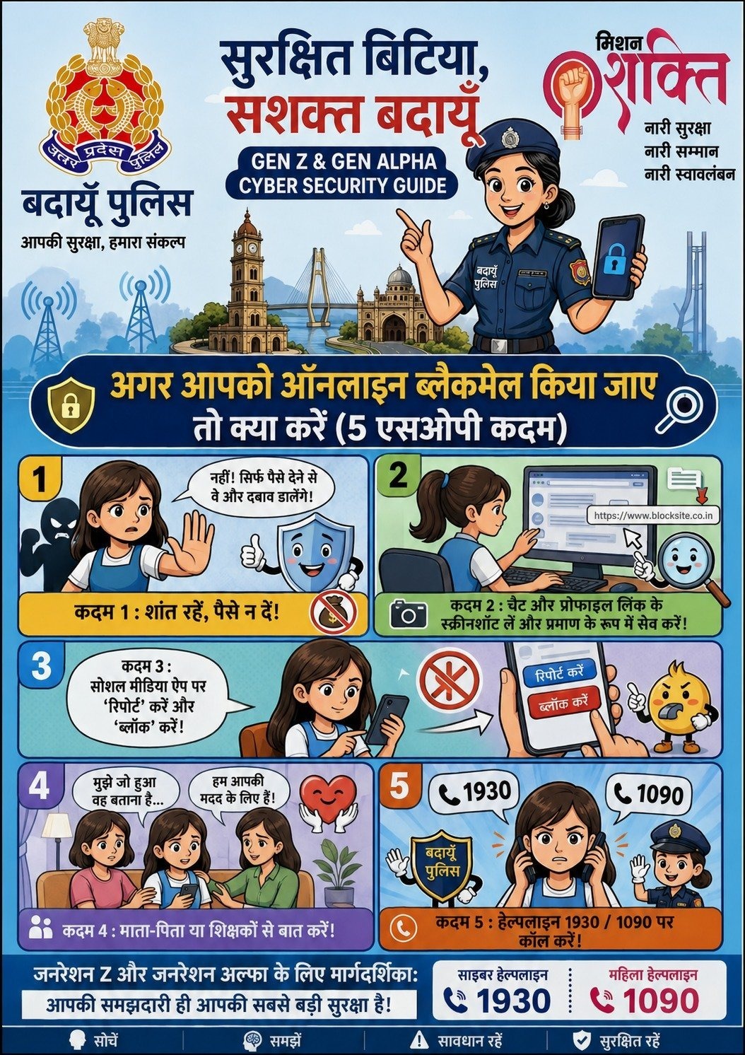 रक्षाबंधन पर बहन-बेटियों की सुरक्षा का संकल्प, महिला पुलिस ने निकाली जागरूकता रैली