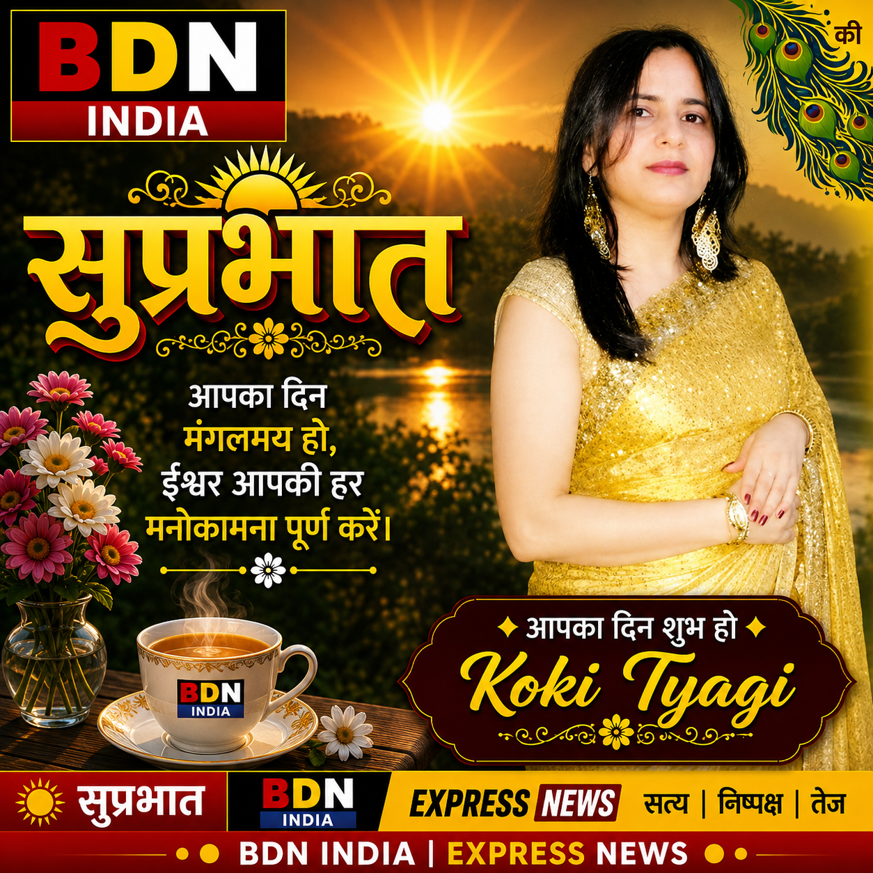 चल रही है- Koki Tyagi
