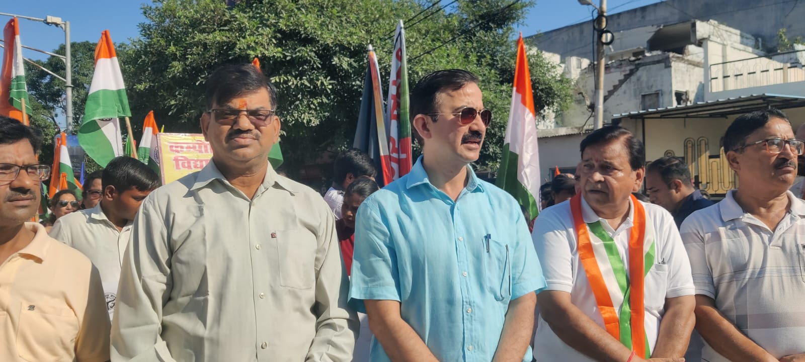 राष्ट्रीय मानव सेवा संस्थान तिरंगे के सम्मान में तिरंगा यात्रा में सम्मिलित होकर बढ़ाया स्वतंत्रता का गौरव