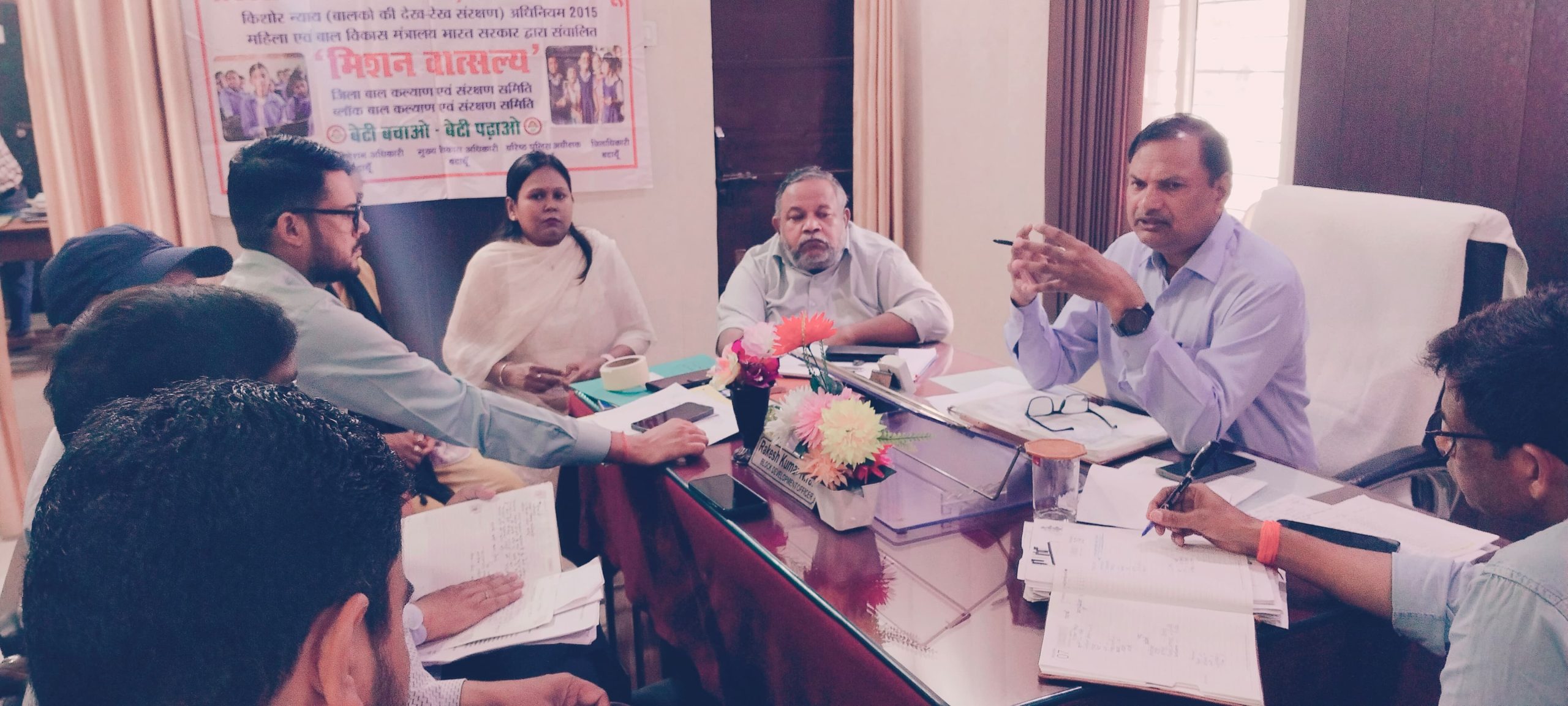 खण्ड विकास अधिकारी की अध्यक्षता में उसावां व म्याऊ में जिला बाल संरक्षण इकाई के अन्तर्गत ब्लॉक बाल कल्याण एवं संरक्षण समिति की बैठक का आयोजन