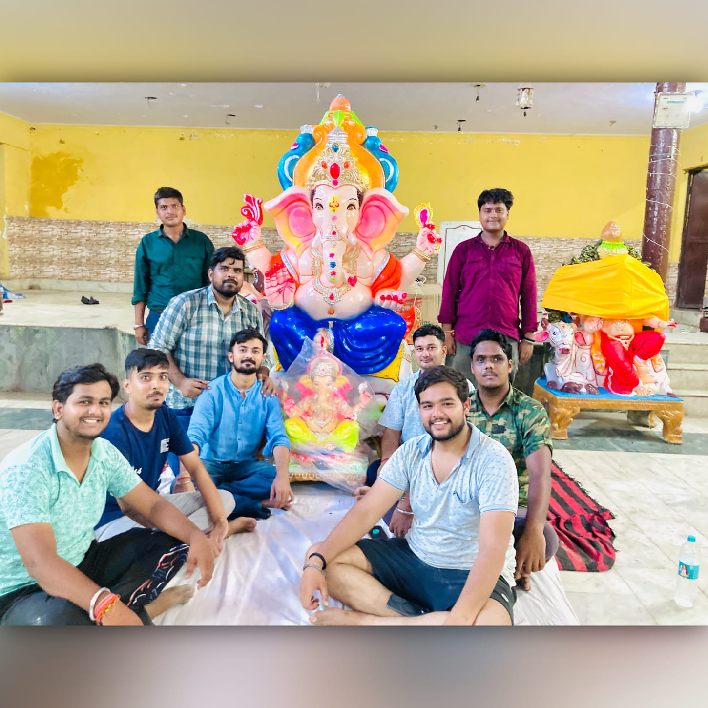 *ब्राह्मण धर्मशाला में पधारे गजानन*